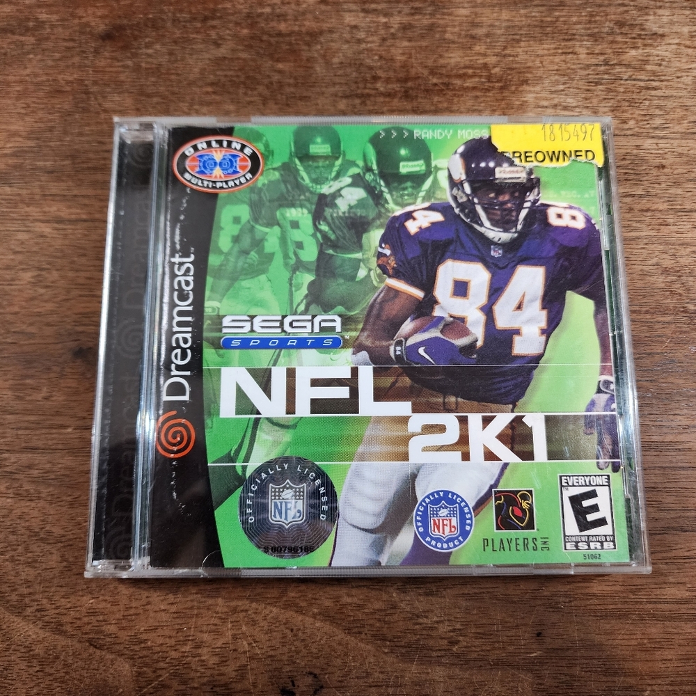 Sega Dreamcast Sega Sports NFL 2k1 Game